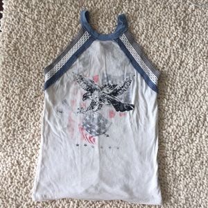 FREE PEOPLE EAGLE CROCHET TANK